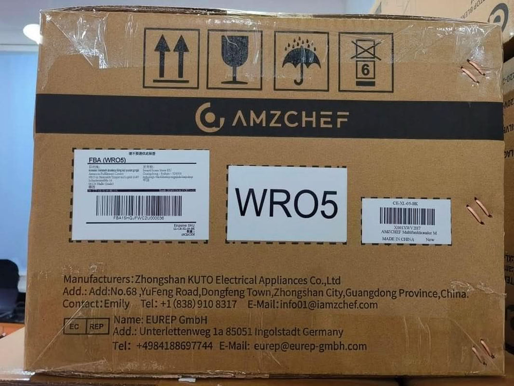 Blender AMZCHEF, 8 menus intelligents et 10 vitesses, écran tactile LCD Cuisine Naty Shop