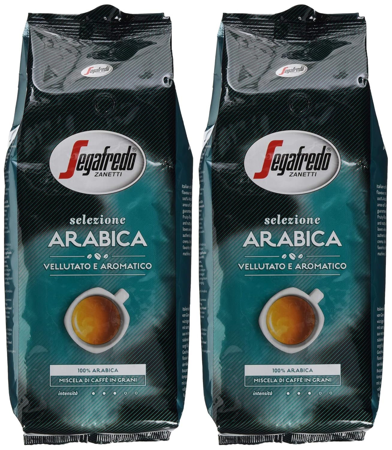 Segafredo Zanetti Selectione Arabica, paquet de 2 (2 x 1000g)
