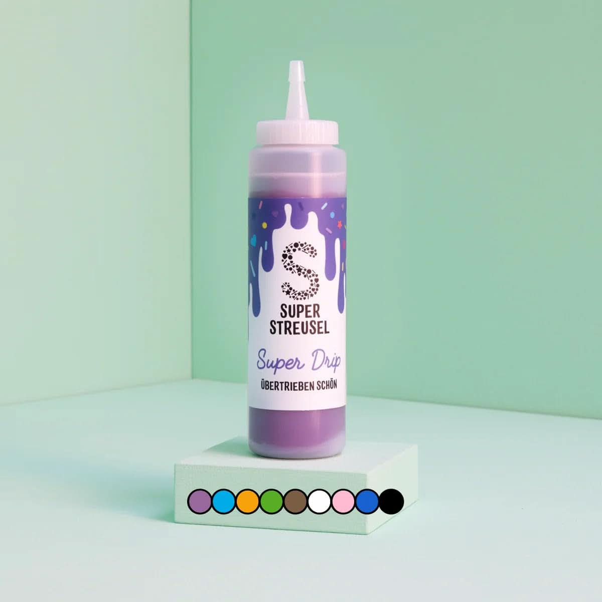 Super Drip Black Cake Glaze Cake Fondant Chocolat 300 grammes Glaçages et Décor Naty Shop Mov