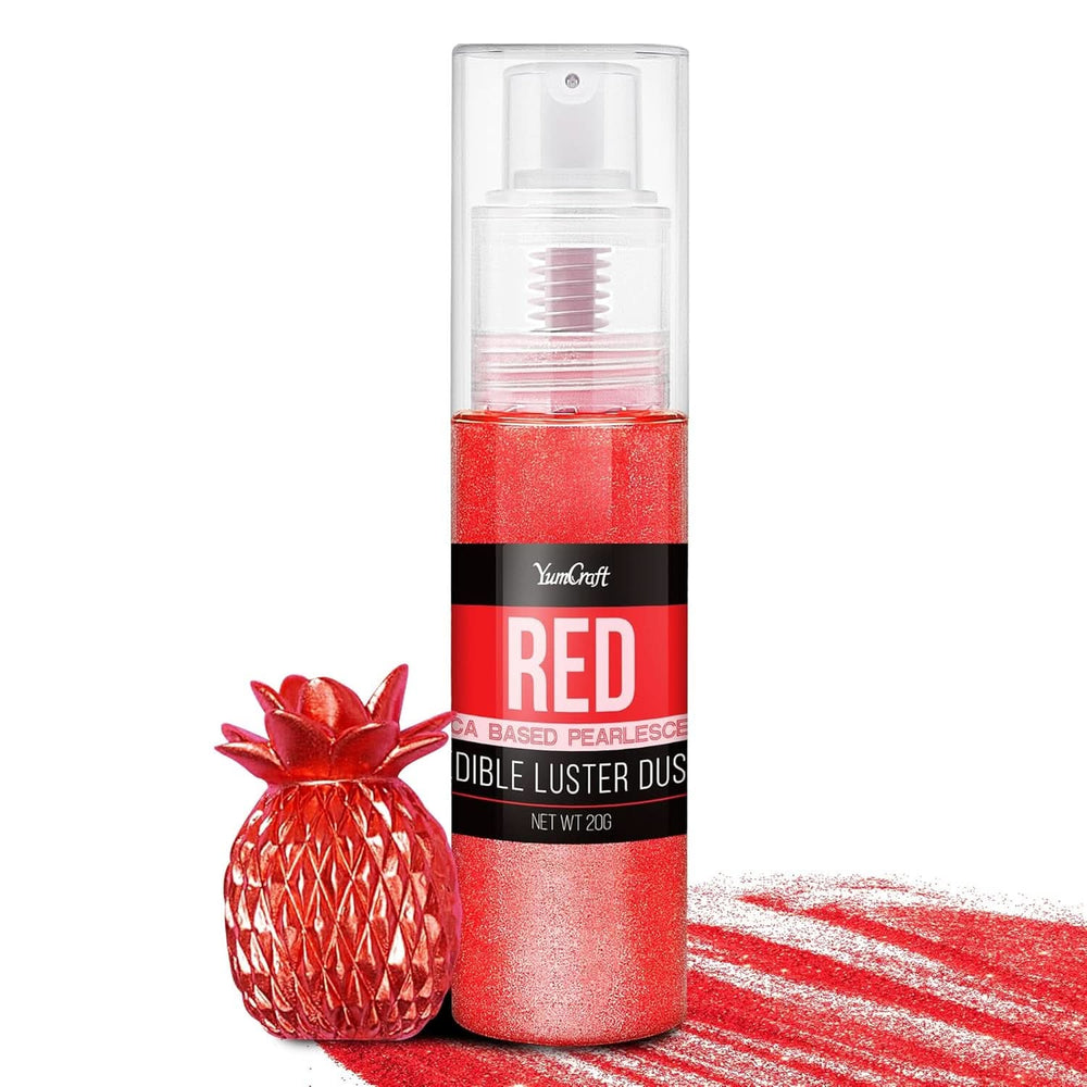 Spray pailleté comestible, 20 grammes Naty Shop Rouge