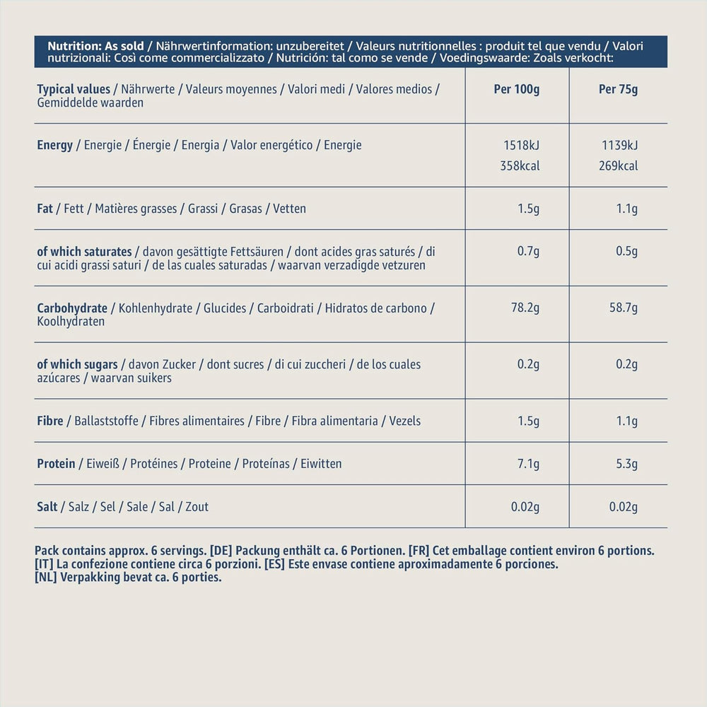 Fusilli sans gluten d'Amazon, 500g