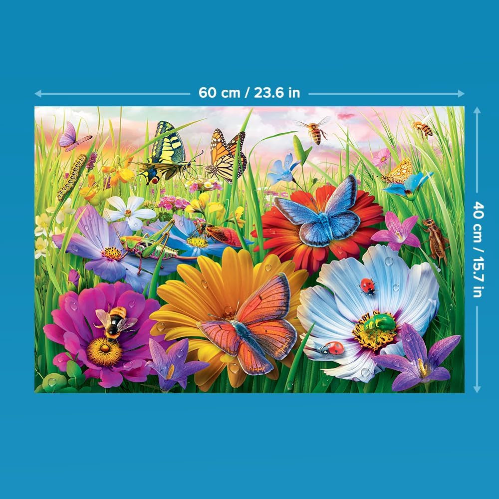 Trefl - Puzzle Easypiece : Insectes dans le pré - 300 pièces - grandes pièces, faciles à puzzler, pour adultes et enfants à partir de 10 ans Puzzle Naty Shop