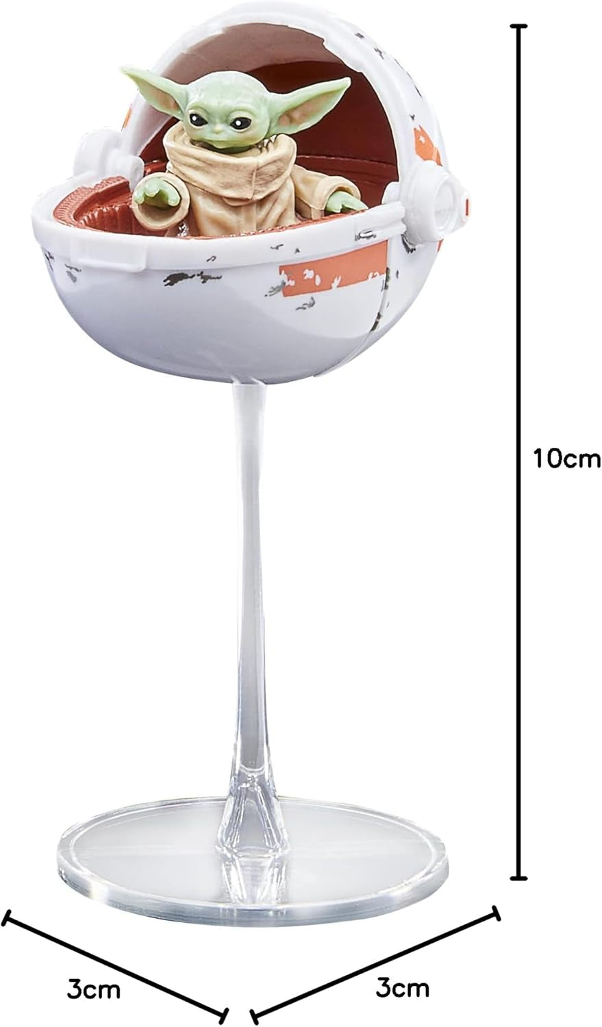 Star Wars Hasbro Black Series Grogu, Figurine The Mandalorian Zu, Adapté aux figurines de collection de 15 cm, Pour les enfants à partir de 4 ans, Multi, F4357 Figurines Naty Shop