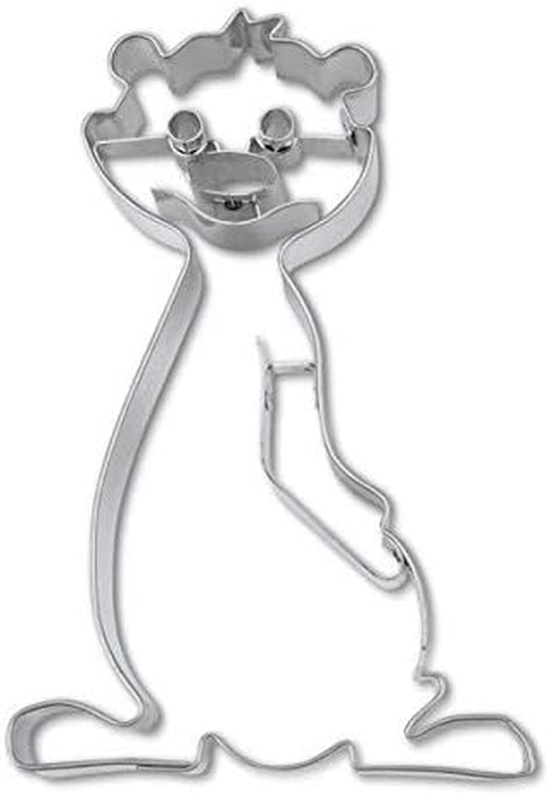 Boîte à biscuits en forme de suricate, env. 10,5 cm, argent