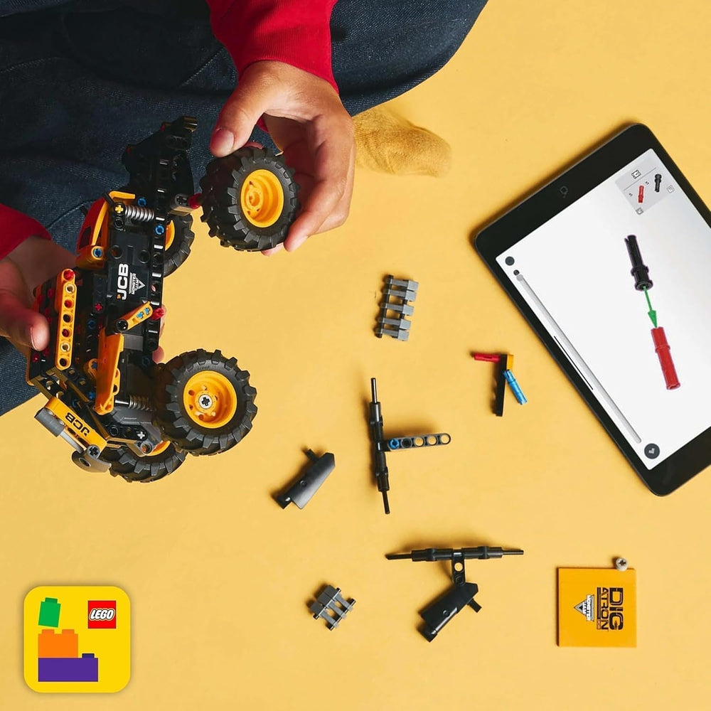 LEGO Technic Monster Jam Digatron, ensemble de jeu Monster Truck pour enfants, jouets de construction pour enfants, garçons et filles à partir de 7 ans, idées cadeaux pour les fans de Monster Trucks et de sport automobile 42199 Jeux de construction Besuche den LEGO-Store