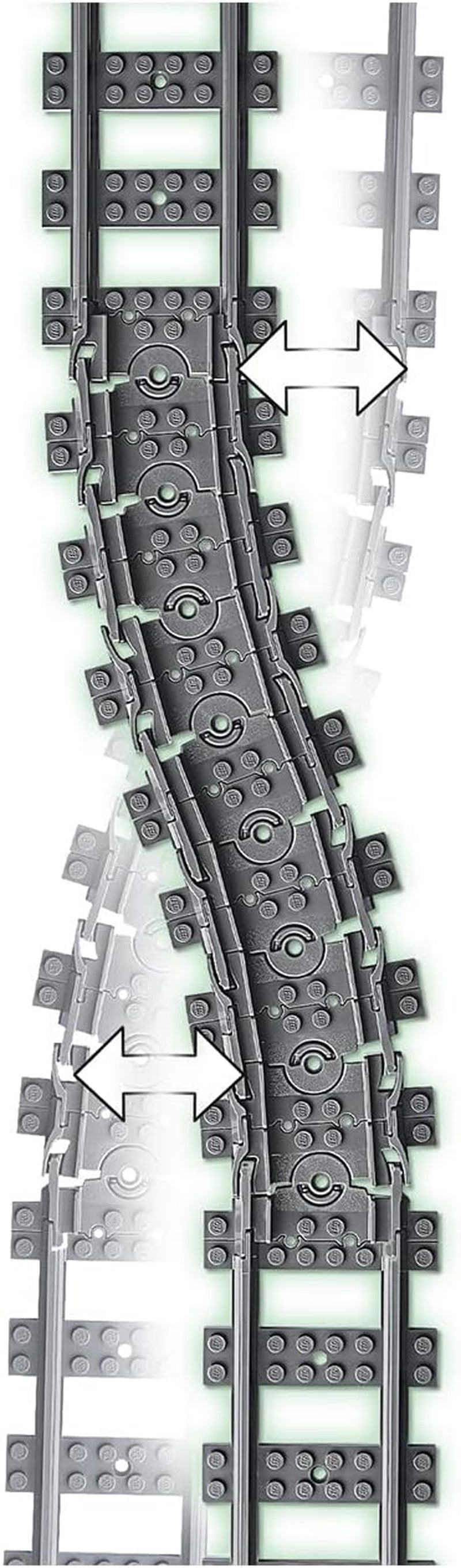 LEGO 60205 City Tracks Ensemble d'extension 20 pièces pour enfants Garçons et filles Ensemble de jouets Jeux de construction Besuche den LEGO-Store