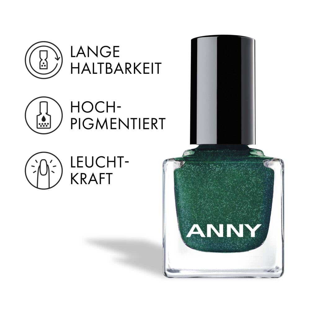 ANNY Vernis à ongles - Vernis à ongles coloré de haute qualité, brillance longue durée, résistant aux éclats et à séchage rapide, couleur: Save The Date - 15 ml
