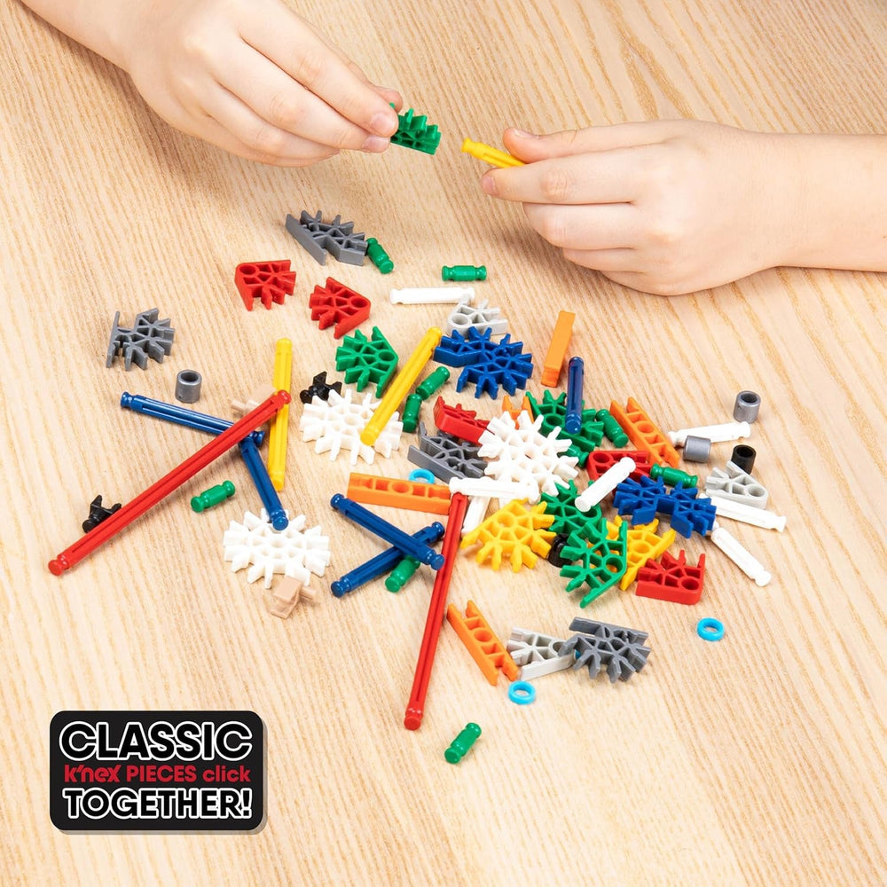 MINT-Forschung Achterbahn-Baukasten, K'NEX Bildung, Basic Fun, 77078, MINT-Lernset mit 546 Teilen, Lernspielzeug für Kinder, Konstruktionsspielzeug für Jungen und Mädchen Ab 8 Jahren
