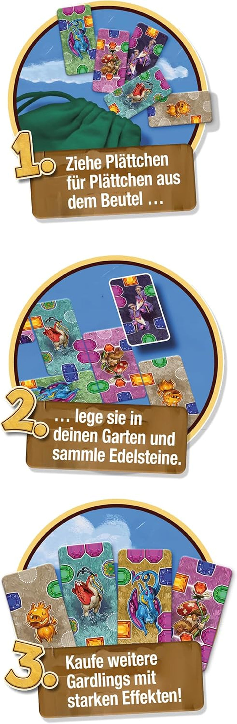 Schmidt Spiele 49465 Gardlings, jeu de construction de sacs