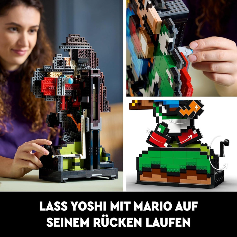 LEGO Super Mario World : Ensemble de collection Nintendo Mario et Yoshi, figurines Pixel, construction et présentation de modèles, décoration d'intérieur et objets de collection, kits de modèles et cadeaux pour les fans adultes 71438 Ensembles de construction Besuche an LEGO-Store