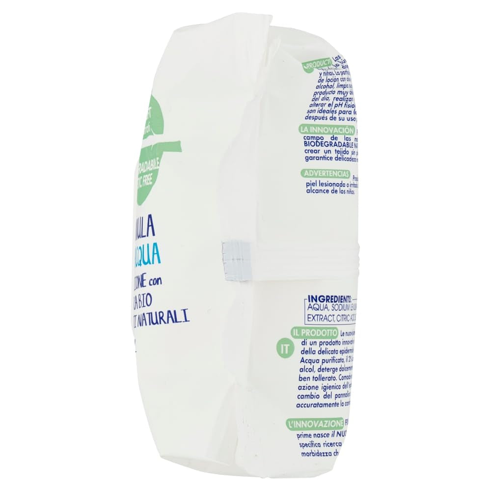 Lingettes humides à l'eau pure Baby Sensation, formulées avec de l'eau purifiée à 98 % pour le nettoyage de la peau, testées dermatologiquement, paquet économique de 840 lingettes