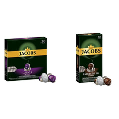 Capsules de café Lungo Intenso, intensité 8 sur 12, 200 capsules de café compatibles Nespresso®*, 10 x 20 Commandes et capsules de café Espresso Intenso, intensité 10 100 capsules de café compatibles Nespresso®*, 10x10