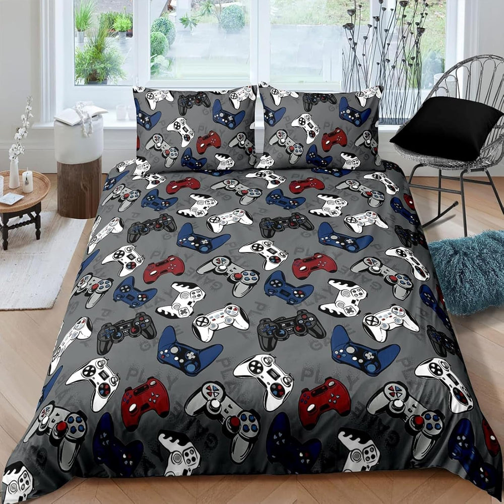 Parure de lit pour enfants et adolescents, différents modèles Linge de lit - enfants Naty Shop Multicolor16-4 Double（200×200Cm）