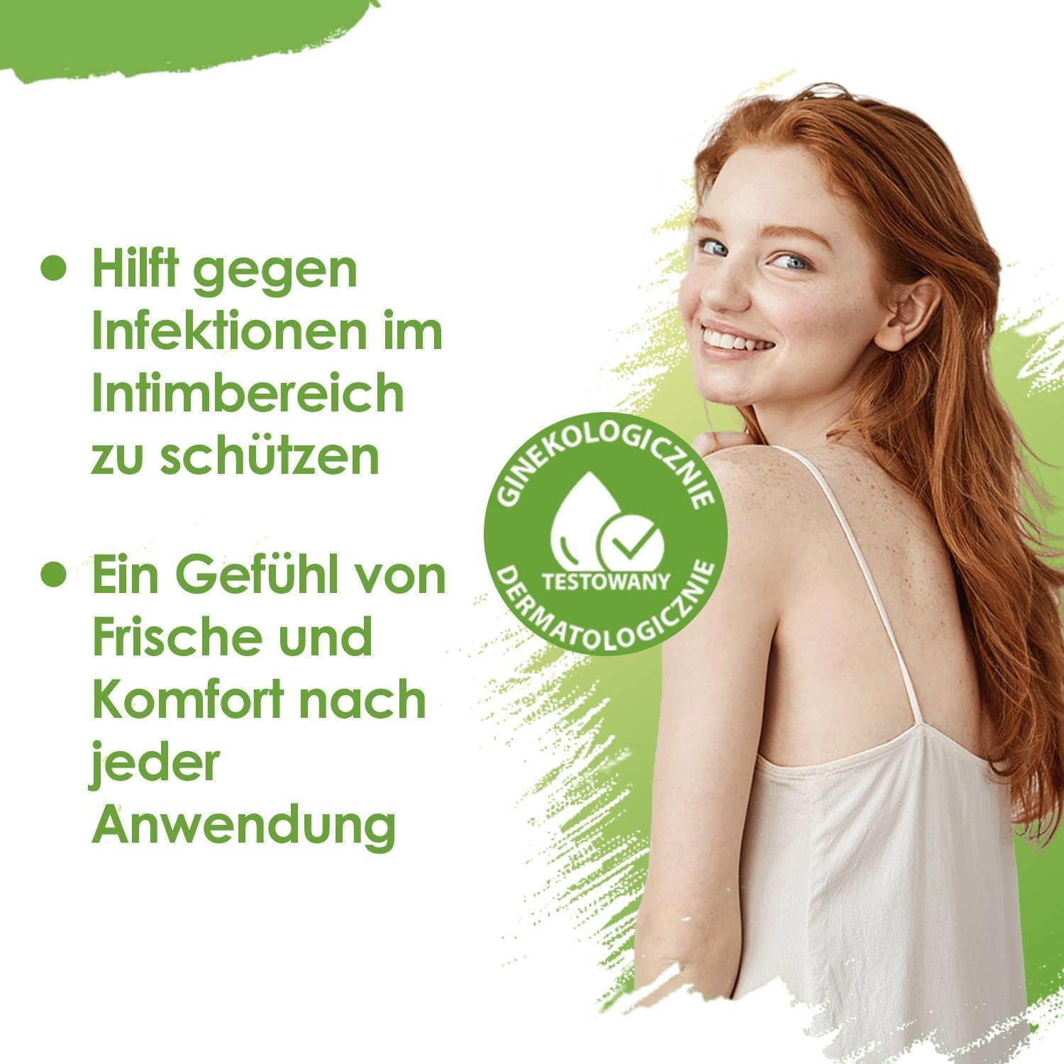 Papier toilette humide OLA - (1X40 pièces) Lingettes humides - extrait de camomille et acide lactique, lavables, peaux sensibles - 40 pièces