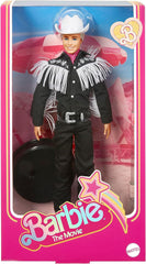 BARBIE le FILM Ken - Poupée de collection en tenue western, chemise vintage, chapeau de cowboy, bottes blanches du film à partir de 3 ans, HRF30 Naty Shop Dolls