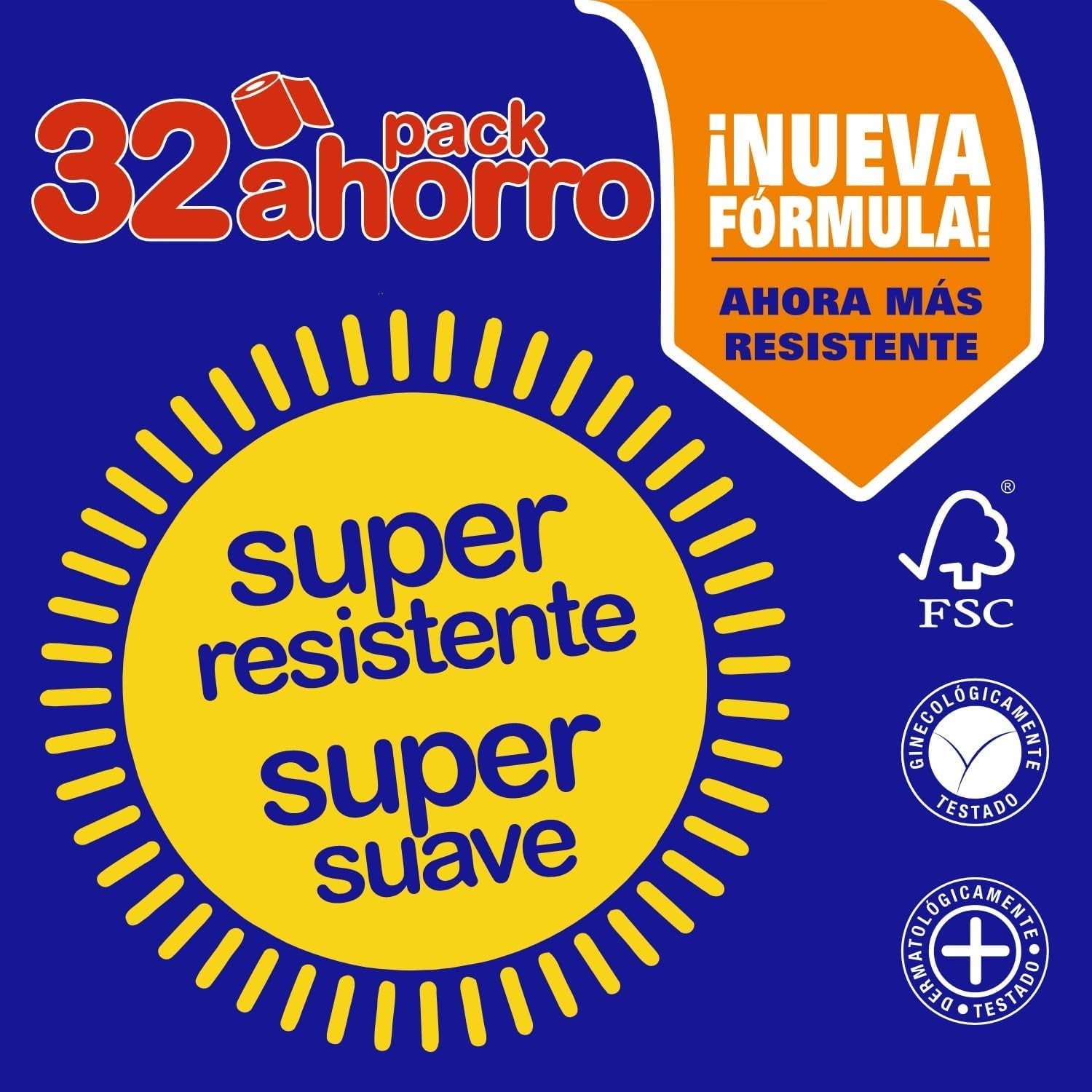 Papier toilette Renova Super Blanco, 32 rouleaux