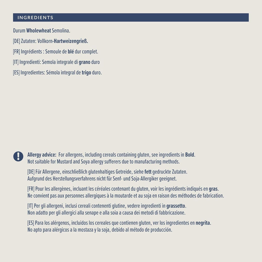 Spaghettis de blé entier d'Amazon, 500g