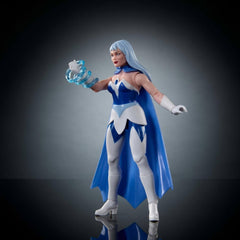 Figurine d'action Cartoon Collection Masters of the Universe Origins Frosta, d'environ 14 cm de haut, de la série télévisée des années 1980, princesse du pouvoir avec force de glace, design détaillé et cape, JBM87 Figurines Naty Shop