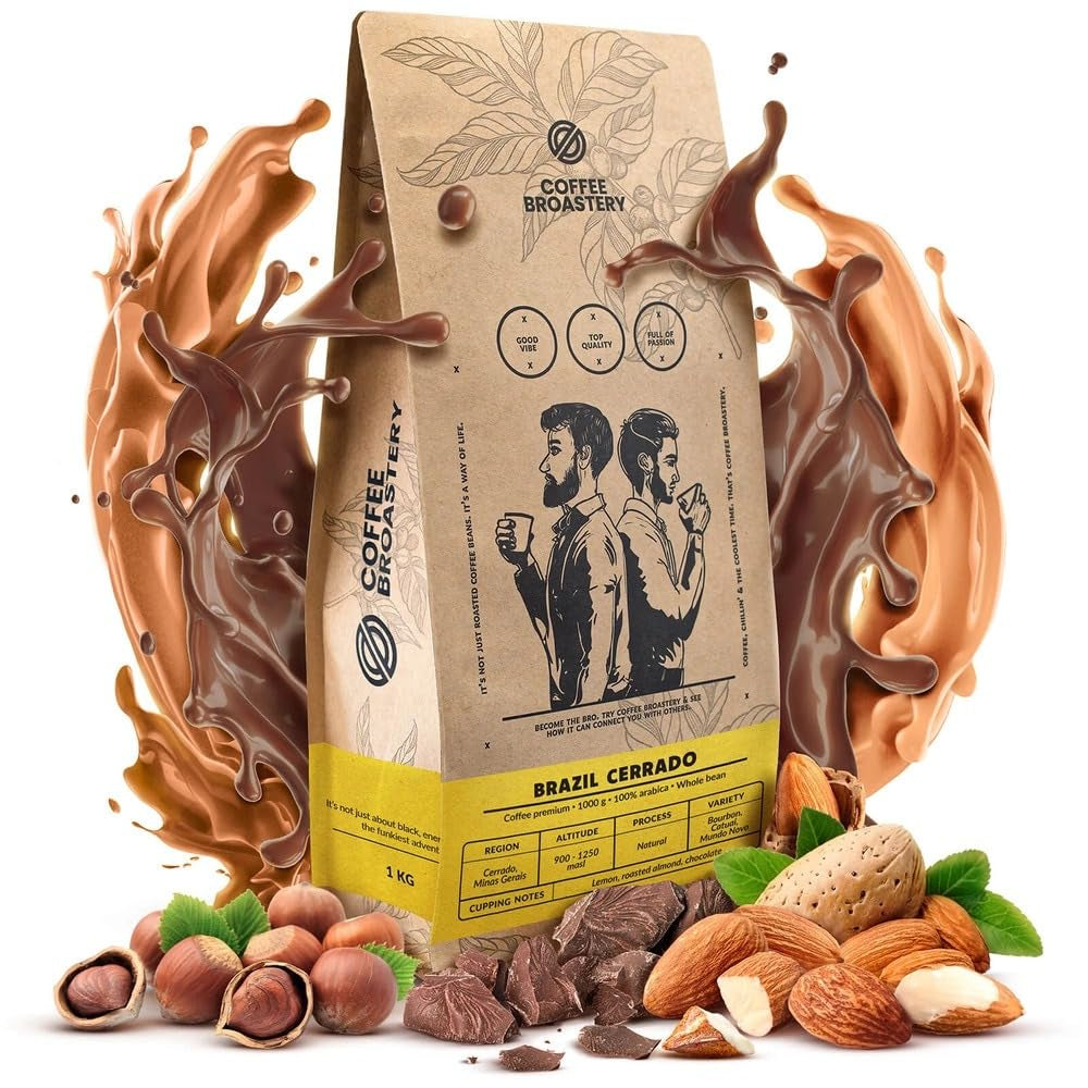 Coffret de café en grains 3x1kg 3000g | Brésil Guaxupe | Brésil Mogiana | Brésil Cerrado | Brésil | Café spécial | Fraîchement frit