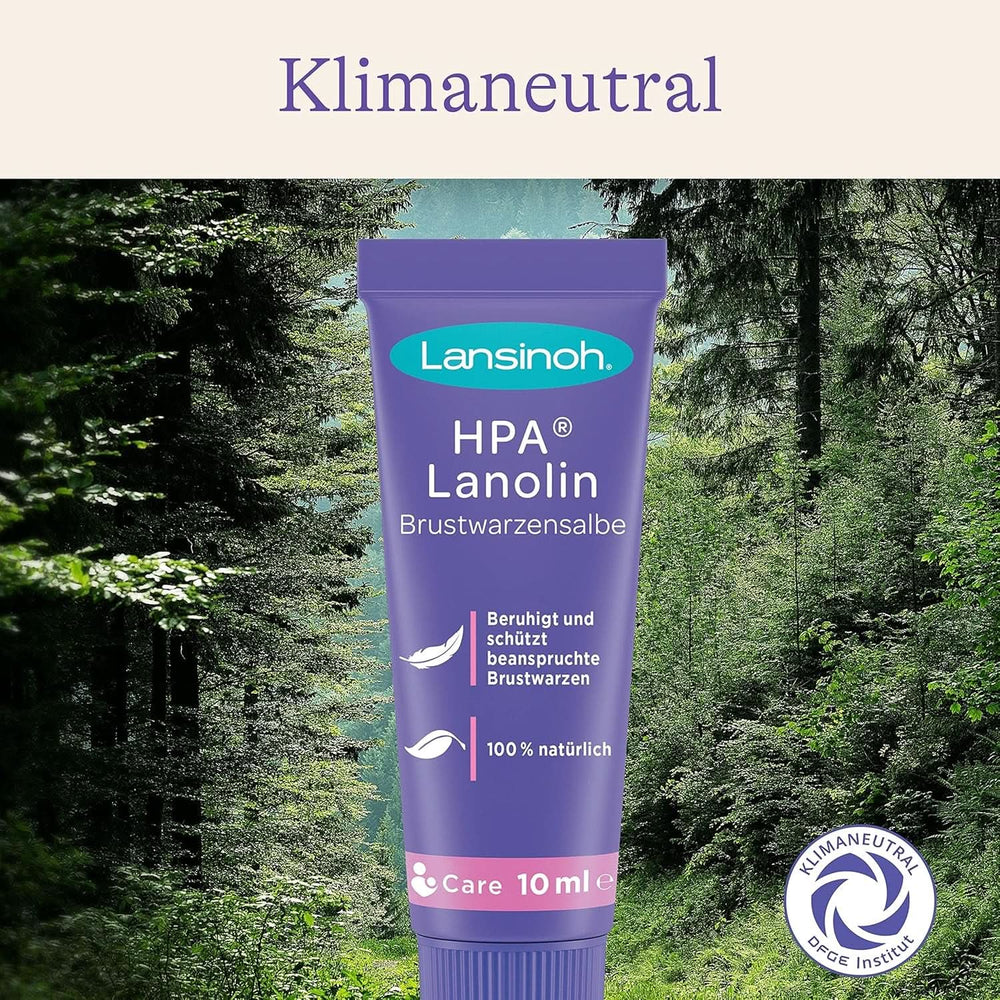 Lansinoh HPA Lanolin Brustwarzensalbe, 10 Ml - 100% Natürlich - Beruhigt & Schützt Beanspruchte Brustwarzen - Klimaneutral, 10940, Farblos Accessoires Alimentation et Allaitement Baby Naty Shop