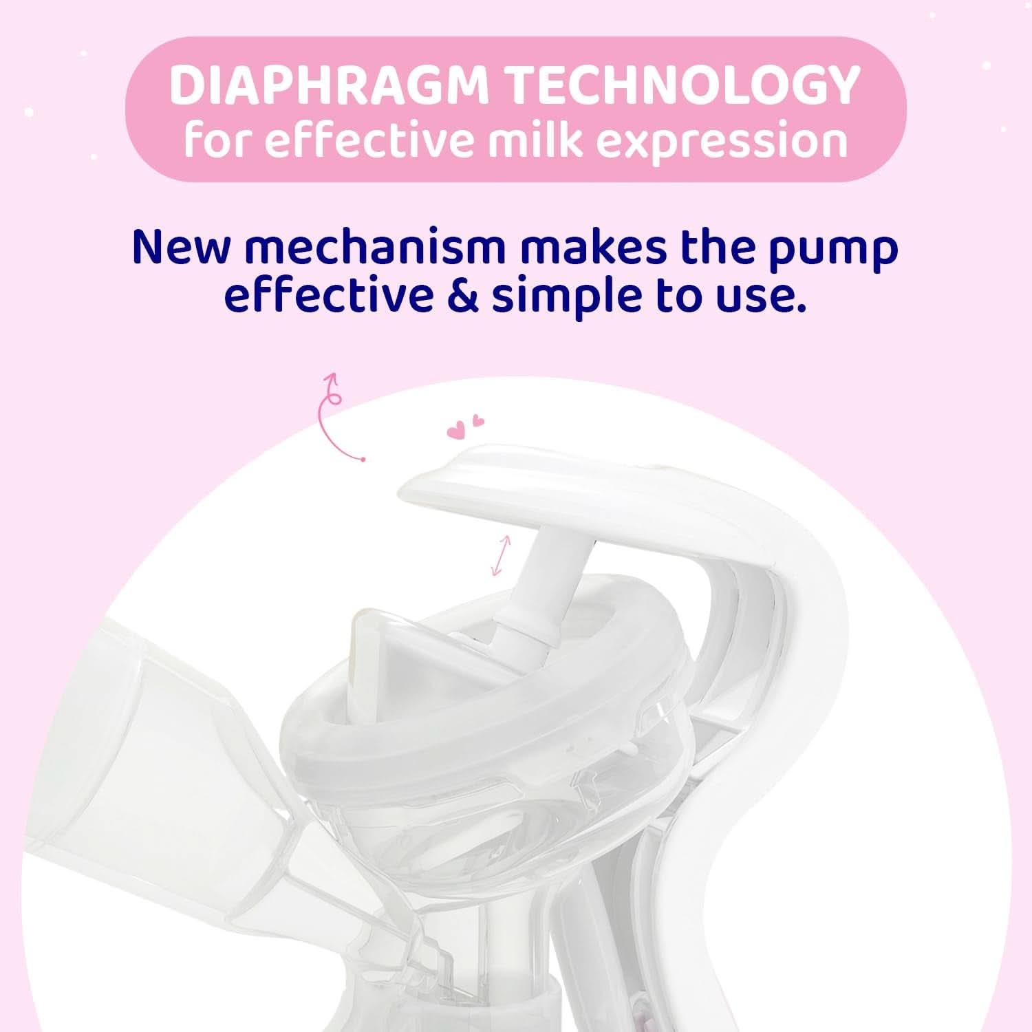 Tire-lait manuel Chicco Natural Feeling, tire-lait avec tétine inclinée et bouchon hermétique, devient biberon - 150 ml Alimentation et Accessoires d'Allaitement Bebe Naty Shop