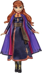 Disney La Reine des Neiges 2 Poupée chantante Anna La Reine des Neiges en robe violette, jouet pour 3 ans et plus 57237830 Multicolore