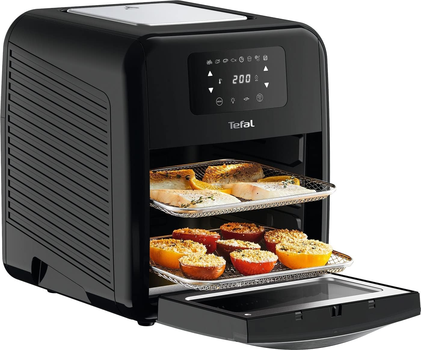 Tefal Easy Fry Oven & Grill Friteuse à air chaud 9 en 1, 11 L Pour 6 portions, 7 accessoires, 8 programmes, recettes en ligne Électroménager Naty Shop