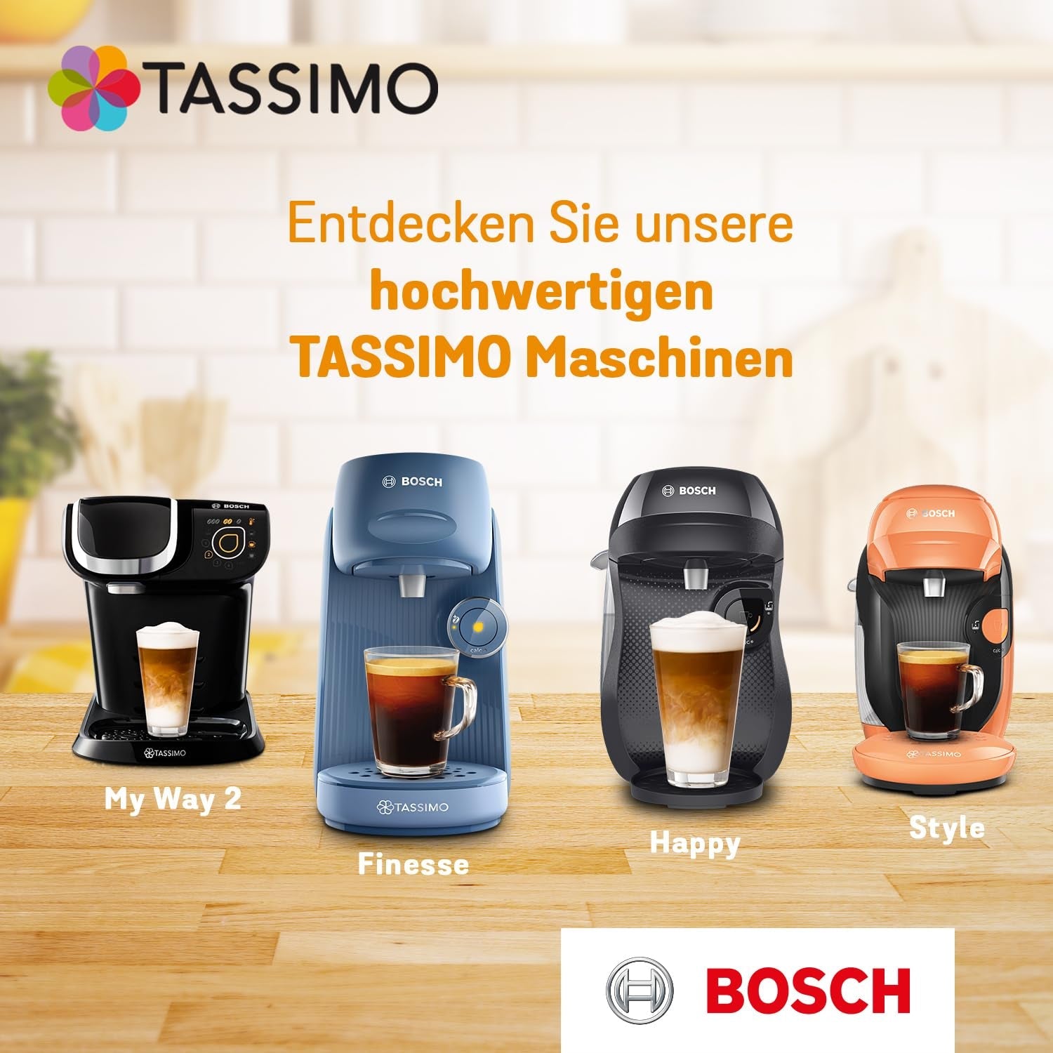 Tassimo Kapseln Marcilla Cortado, 5 x 16 Pads, 80 Kaffeekapseln
