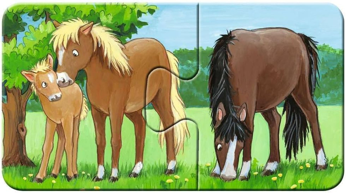 Ravensburger Puzzle pour enfants - 05072 Familles d'animaux de la ferme - Mon premier puzzle 9X2 - Puzzle pour les 2 ans Puzzle Naty Shop