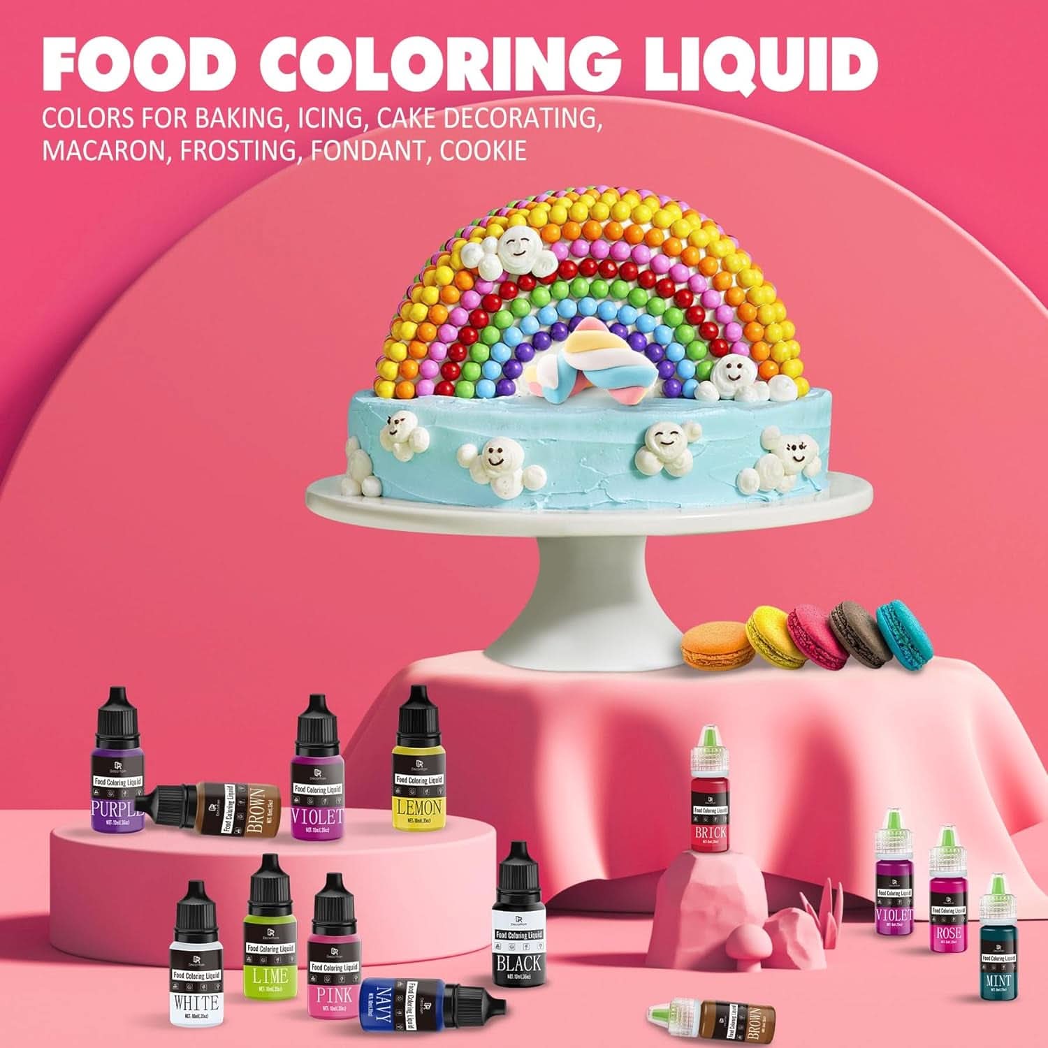 Colorant alimentar lichid, 10 ml Naty Shop