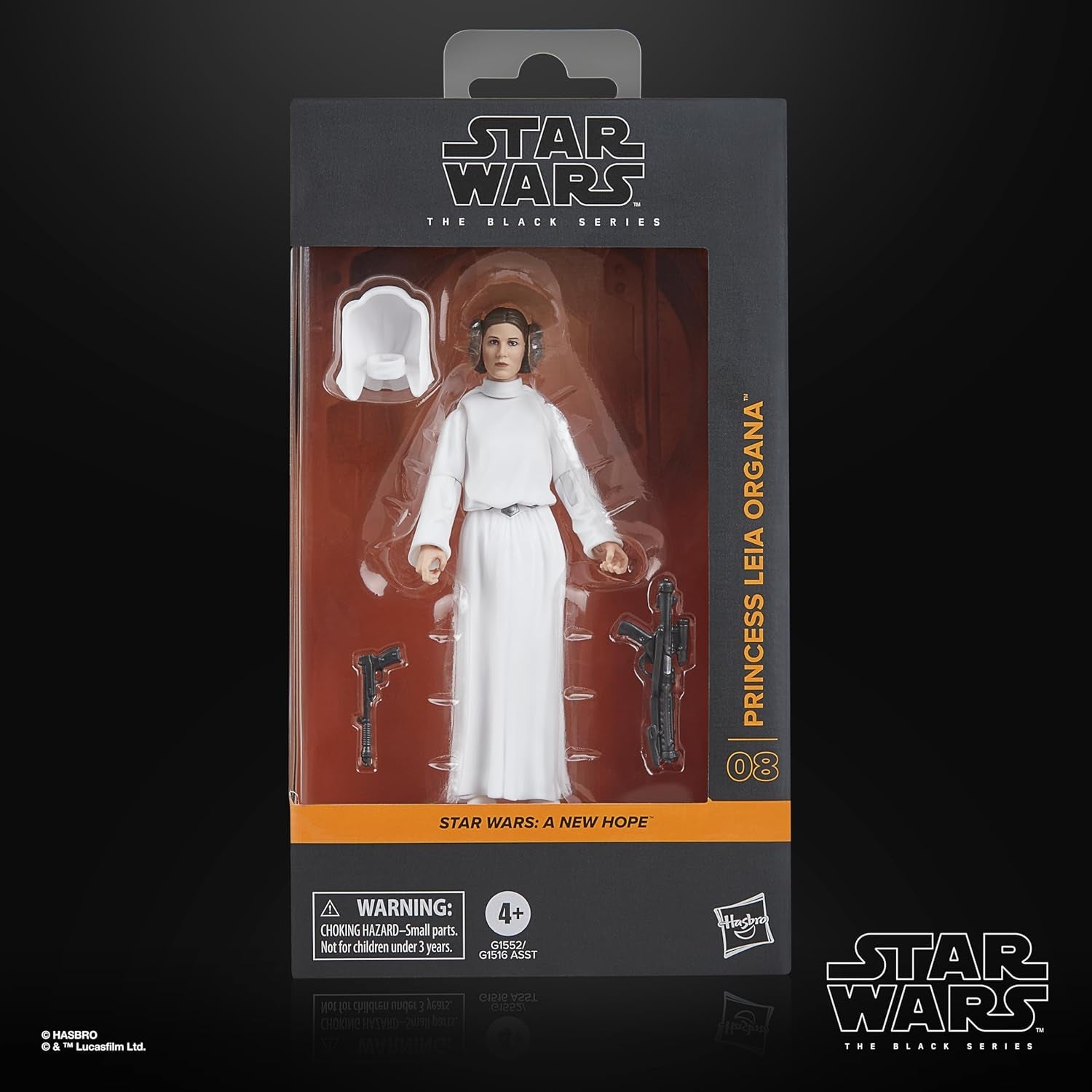 Star Wars The Black Series Princesse Leia Organa, Star Wars : Figurine Un Nouvel Espoir (15 cm) Figurines à collectionner Naty Shop