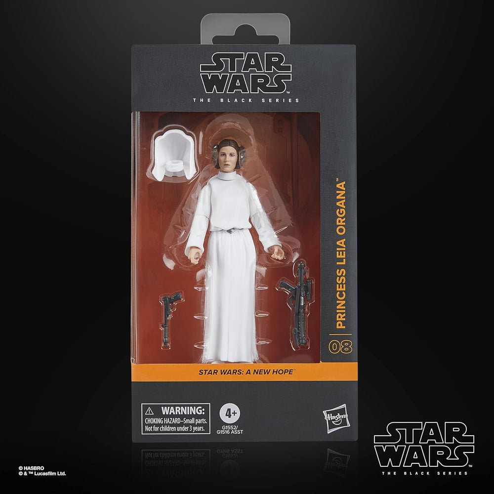 Star Wars The Black Series Princesse Leia Organa, Star Wars : Figurine Un Nouvel Espoir (15 cm) Figurines à collectionner Naty Shop