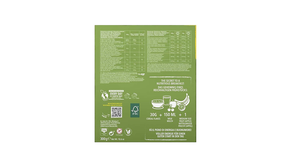 Flocons de céréales sans gluten 300g, paquet de 8