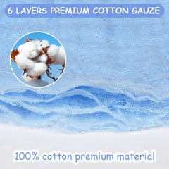 Serviettes bébé en mousseline, lot de 8 serviettes absorbantes en coton bio, 25 x 25 cm Mère et Bébé Naty Shop