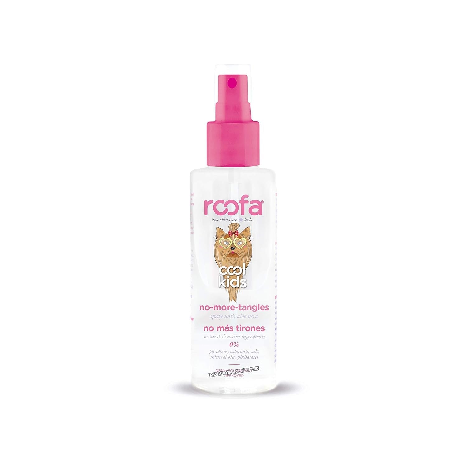 Spray anti-emmêlement Cool Kids pour enfants, 100 ml, Espagne, 92,8 % naturel, avec aloe vera, soie et panthénol, produits démêlants parfum fraise Naty Shop Default Title