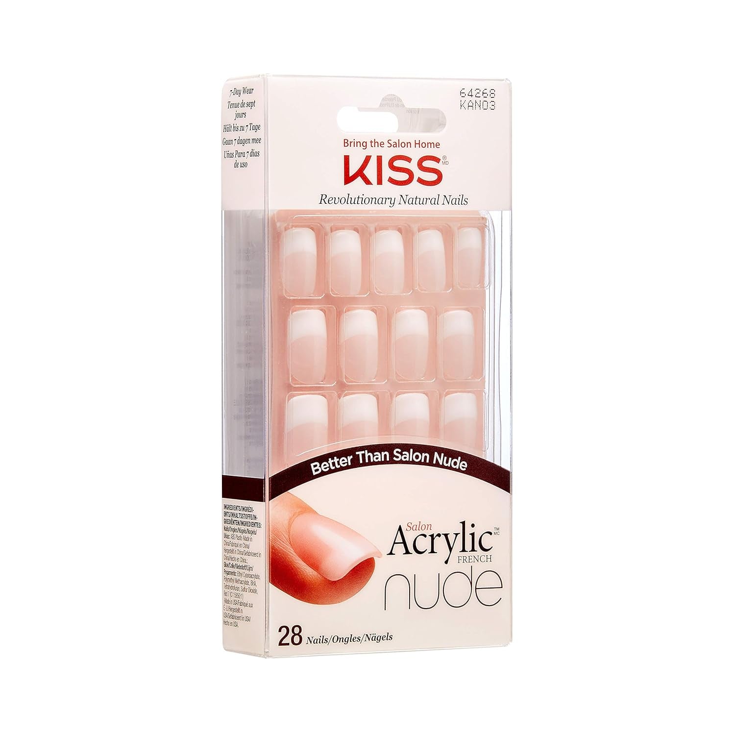 Kiss Nude Nails Cachemire et Nude Nails Ongles étonnants