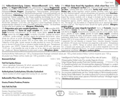 TREK'N EAT Vollkornbrotmischung Mélange pour la pâtisserie et la cuisine Naty Shop