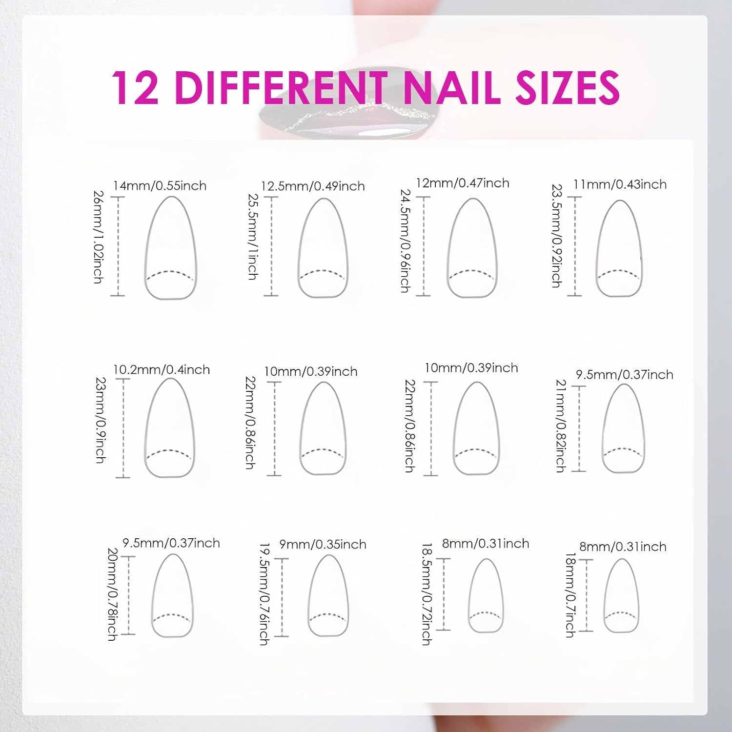 24 pièces faux ongles rouges et noirs colle sur faux ongles colle sur ongles pointes d'ongles en forme d'amande couverture complète faux ongles ensemble d'ongles à pression faux ongles rouges et noirs