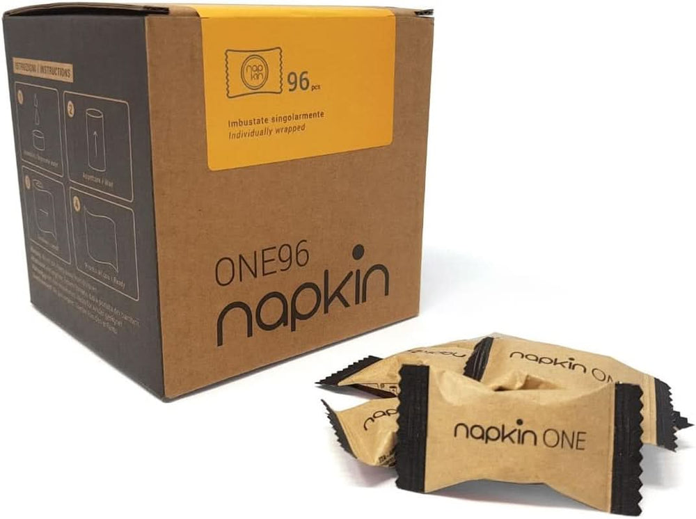 Lingettes nettoyantes compressées CREHO ONE 96 Lingettes Humides Bébé Naty Shop