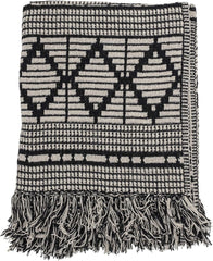 Bloomingville couvre-lit, noir, coton, 160 cm Bloomingville Beds and Blankets