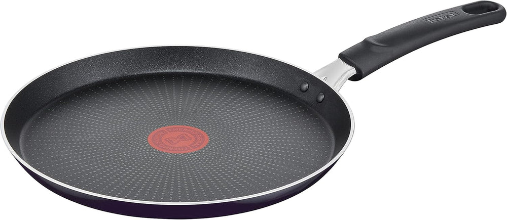 Tefal D52606 Resist, revêtement antiadhésif titane Casseroles et poêles Naty Shop 25 Cm/Crêpe