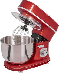 GUTFELS Machine à cuisiner KM 8102 Roi | Machine de cuisine | 1200 watts | Schneebesen | Rührhaken | Knethaken | 10 Étages | Pourriture | 5 L Schüssel Mère et Enfant Naty Shop