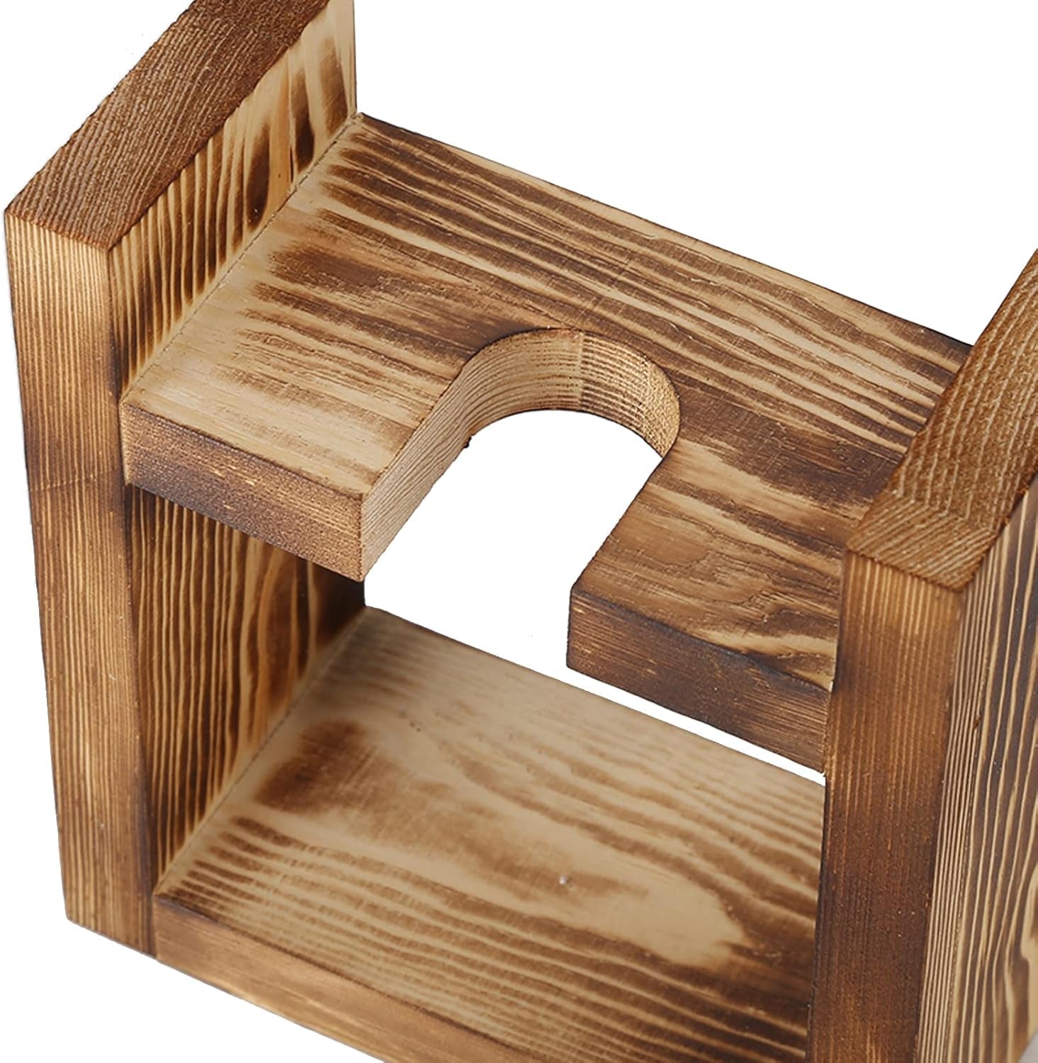 Terrarium de plantes sur support en bois, vase de table en forme de cœur, plantes hydroponiques en verre transparent pour la décoration de jardin de la maison, décoration florale hydroponique pour bureau, salon, cuisine (A)