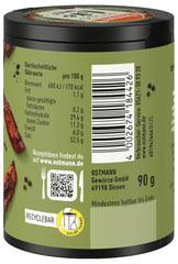 Ostmann Gewürze - Faisons comme le bœuf | Rindfleisch-Geschmack pour ungewürzte Fleischersatzprodukte | Gewürzsalz pour seitan, tofu et légumes végétariens et végétaliens | 90 g dans une barre de recyclage Metalldose