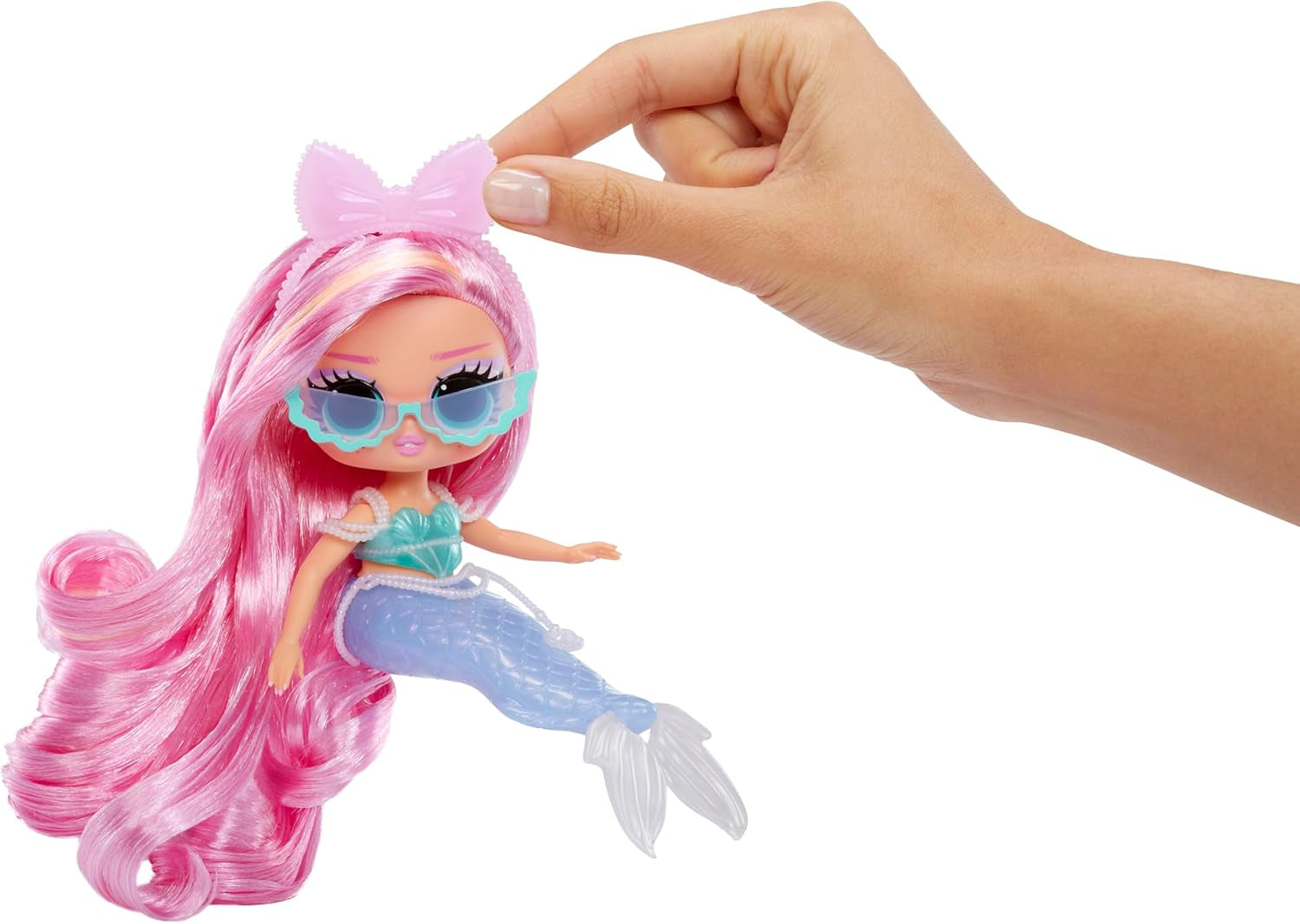 L.O.L. Surprendre! Tweens - Sirène Lola Waves - poupée mannequin avec queue qui change de couleur, aileron mobile et beaux accessoires - jouet pour enfants et collectionneurs à partir de 4 ans Naty Shop Dolls