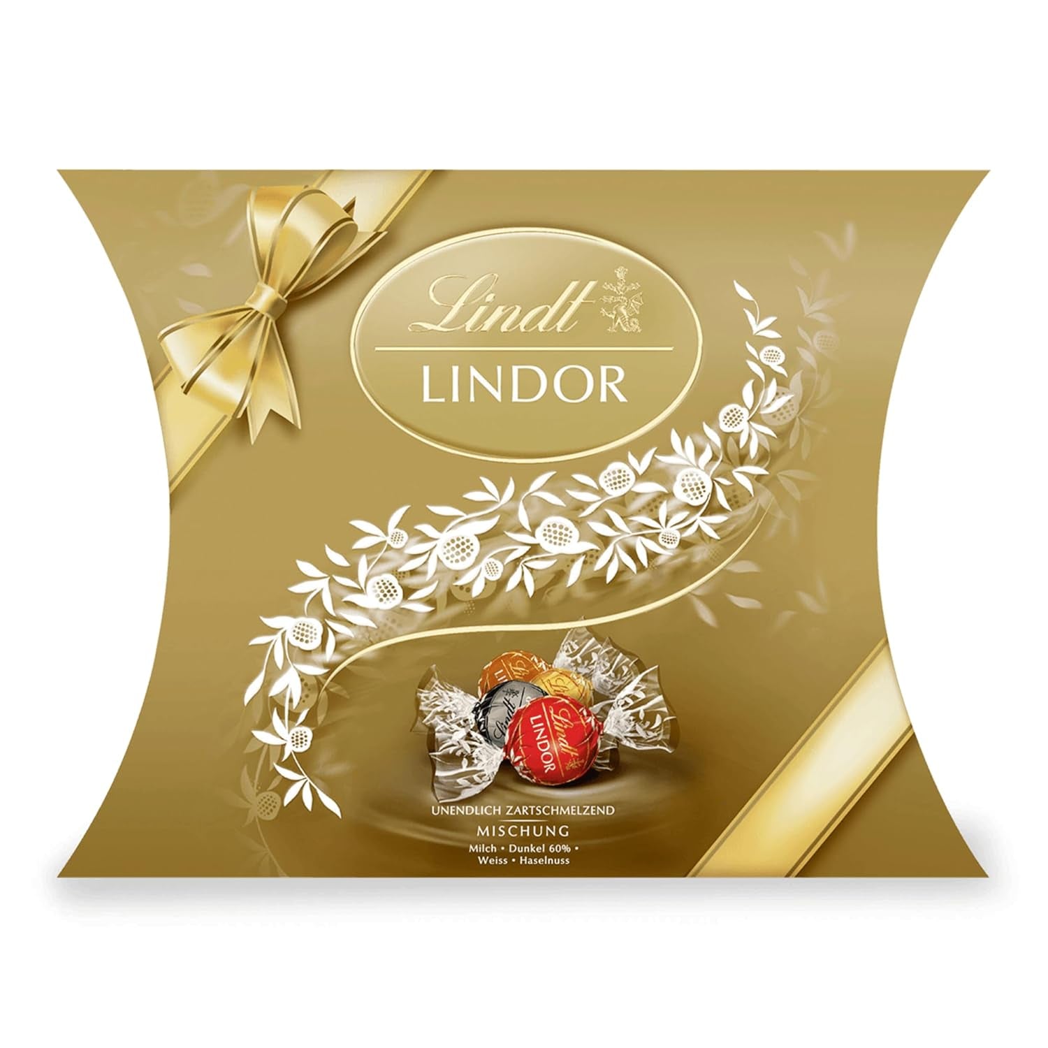 Mix de bile LINDOR de ciocolată Lindt, diverse sortimente Bomboane de Ciocolata Naty Shop 149 grame Mix