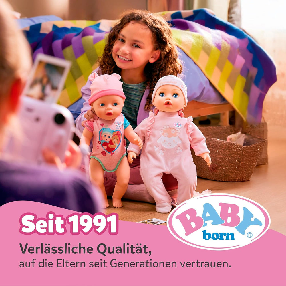 BABY Born Schwimmende Lizzie 30cm, Aufzieh-Badepuppe, wasserfest, funktioniert ohne Batterien, für Kinder ab 1 Jahr