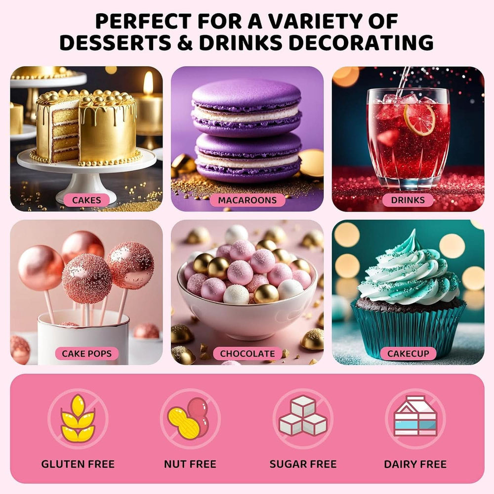 Paillettes comestibles, 3 grammes Naty Shop