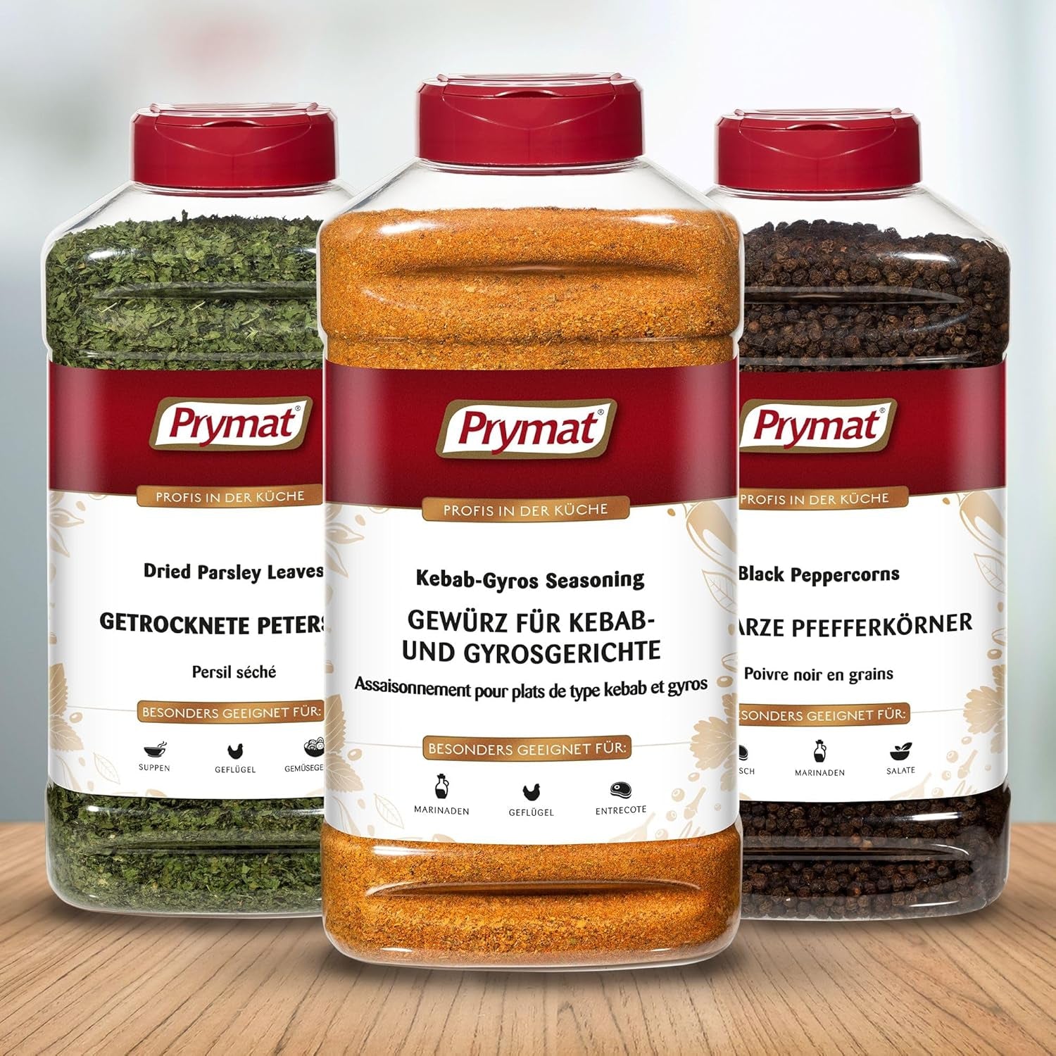 Prymat Gyros Gewürzmischung 900g – mélange aromatique et épicé pour plats Döner, Kebab, poulet, agneau et grillades – idéal pour griller, rôtir et assaisonner les plats de viande méditerranéens