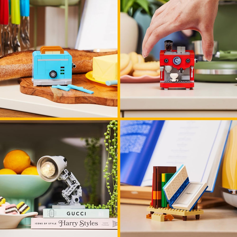 Max Build More Premium Home 4er-Pack von ZURU – Unboxing-Spielzeug & Klemmbausteine Sammlerminis mit bis zu 601 Teilen, Interaktive Designs zum Bauen & Aufstellen, Ab 8 Jahren
